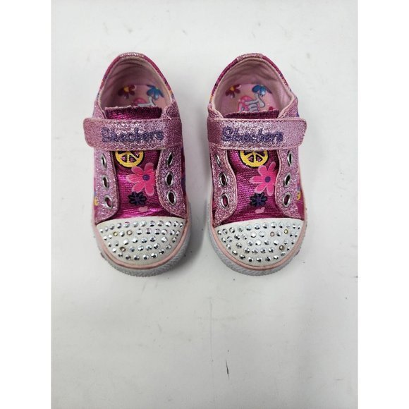 Sketchers Twinkle Toes Funkadelic Girls 5.5 Light Up Trainers‎ - Picture 6 of 12